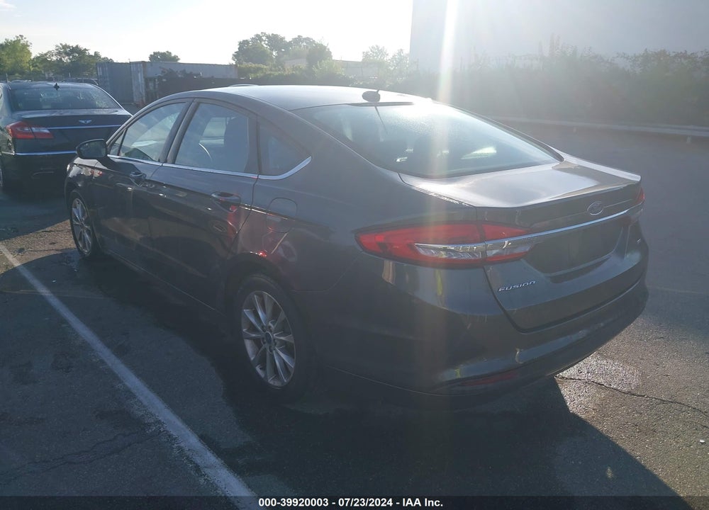 2017 FORD FUSION SE VIN: 3FA6P0H72HR160695