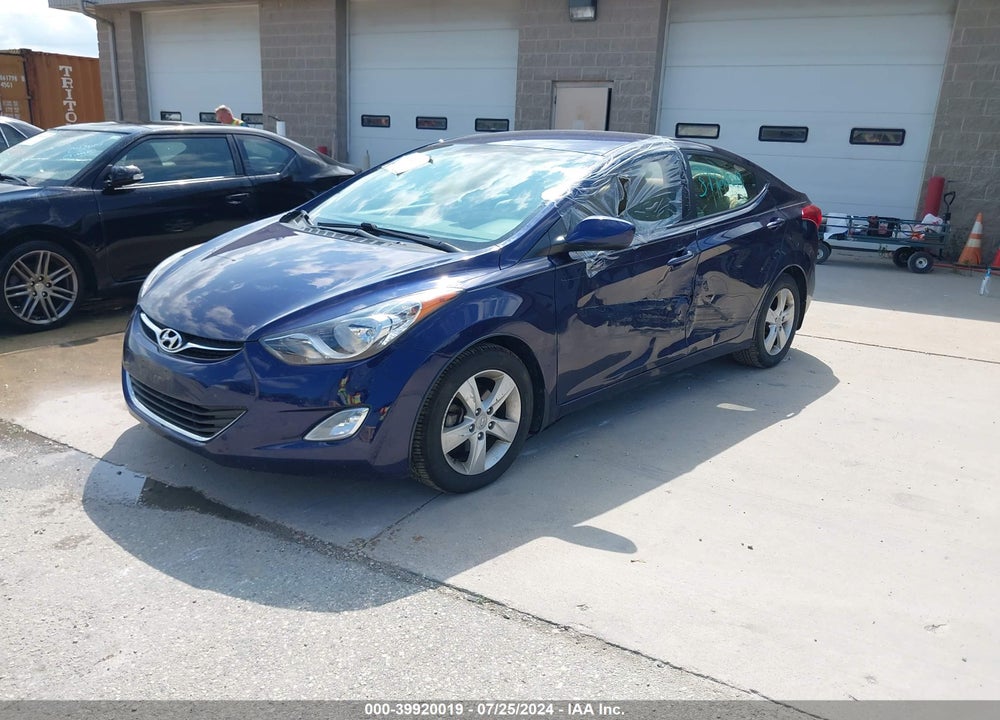 2013 HYUNDAI ELANTRA GLS VIN: 5NPDH4AE0DH315031