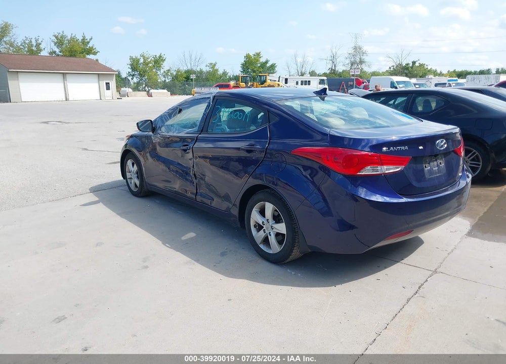 2013 HYUNDAI ELANTRA GLS VIN: 5NPDH4AE0DH315031