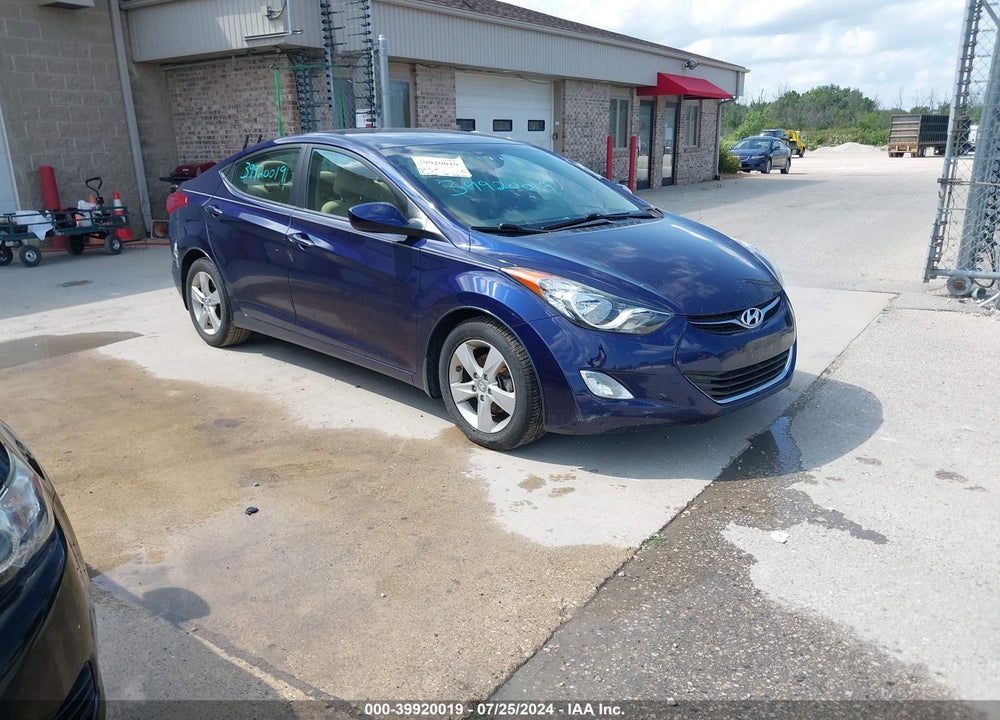 2013 HYUNDAI ELANTRA GLS VIN: 5NPDH4AE0DH315031