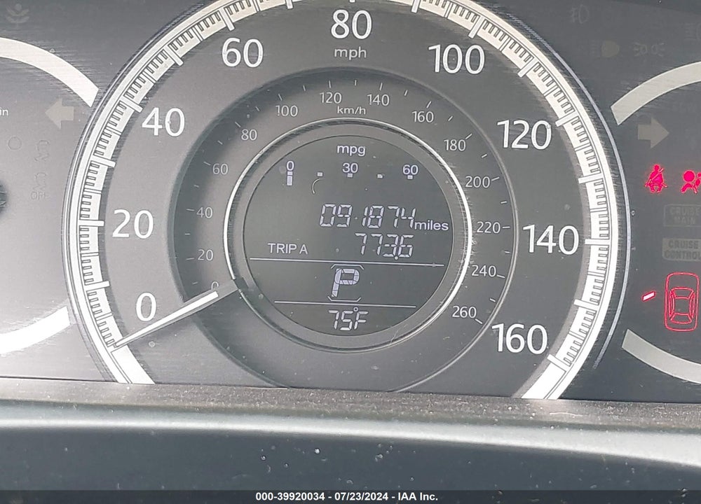 2015 HONDA ACCORD EX-L VIN: 1HGCR2F80FA144552