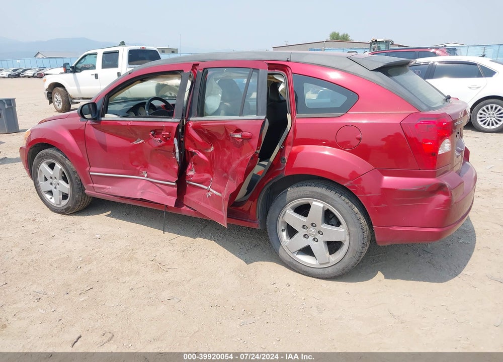 2007 DODGE CALIBER R/T VIN: 1B3HE78K47D344535