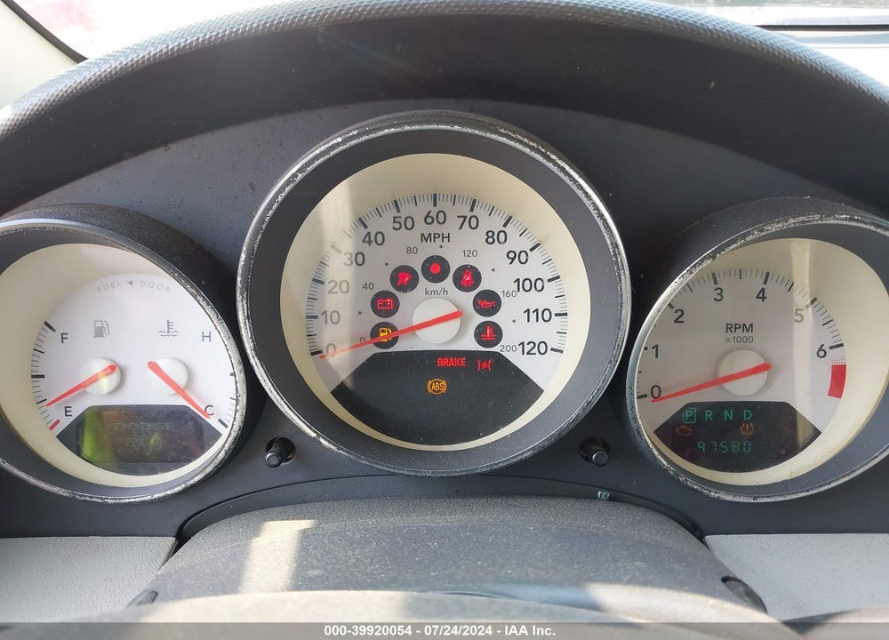 2007 DODGE CALIBER R/T VIN: 1B3HE78K47D344535