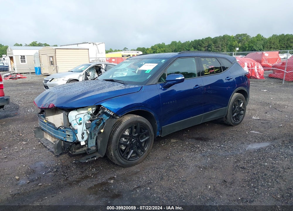 2022 CHEVROLET BLAZER FWD 2LT VIN: 3GNKBCR4XNS130658
