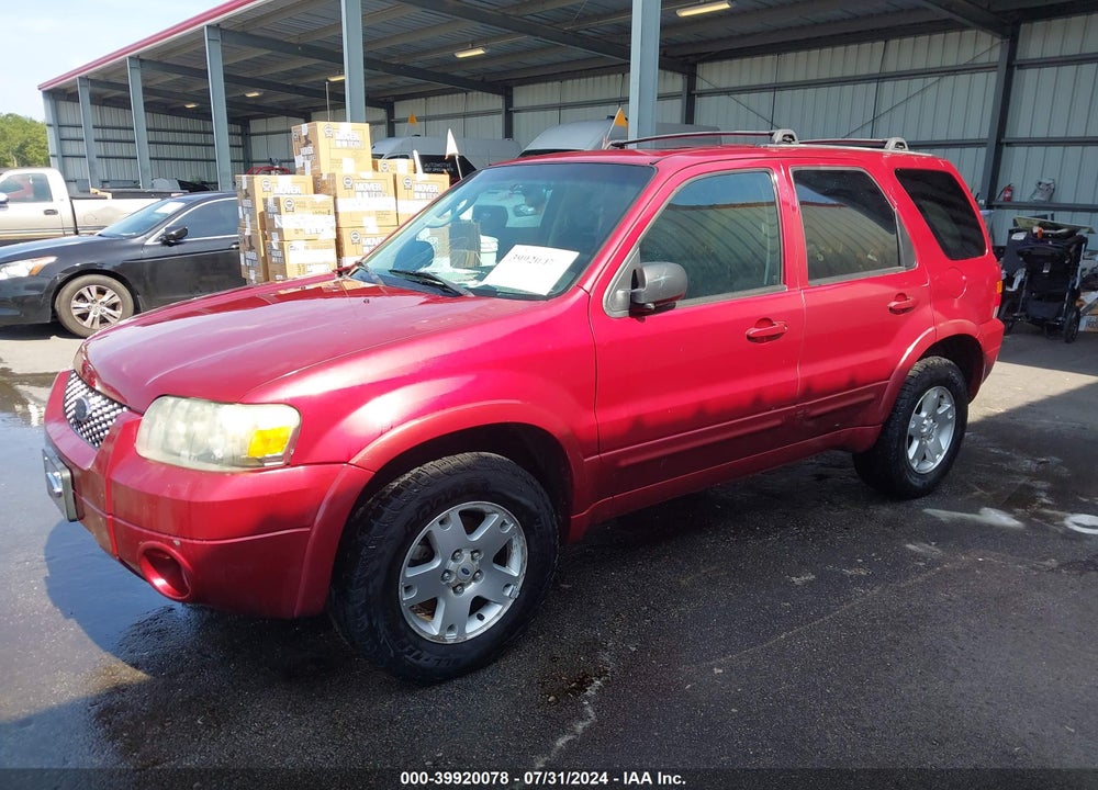 2006 FORD ESCAPE LIMITED VIN: 1FMYU94126KA22833