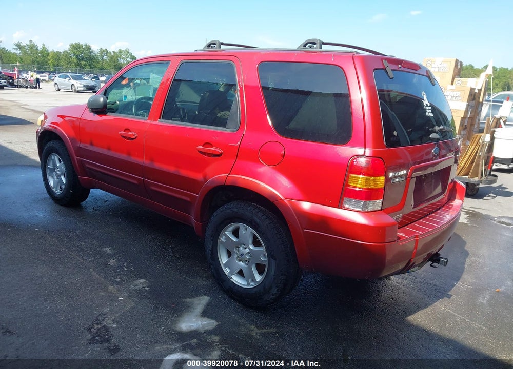 2006 FORD ESCAPE LIMITED VIN: 1FMYU94126KA22833