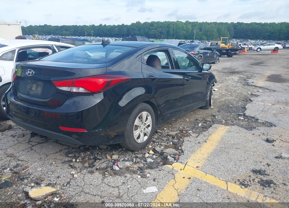 2016 HYUNDAI ELANTRA SE VIN: KMHDH4AE5GU575866