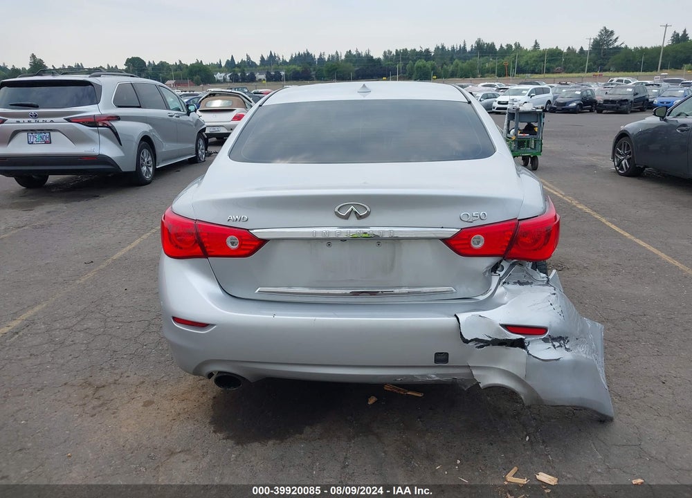 2016 INFINITI Q50 2.0T BASE/2.0T PREMIUM VIN: JN1CV7AR5GM252417