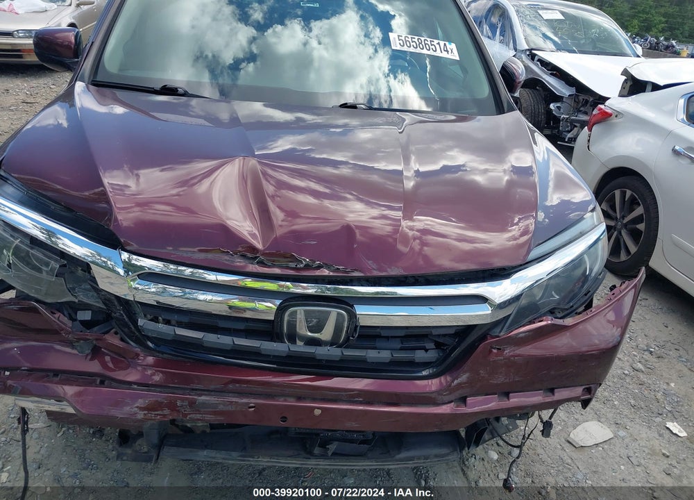 2018 HONDA RIDGELINE RTL-E VIN: 5FPYK3F75JB011881