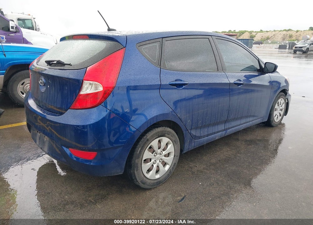2016 HYUNDAI ACCENT SE VIN: KMHCT5AE7GU252225
