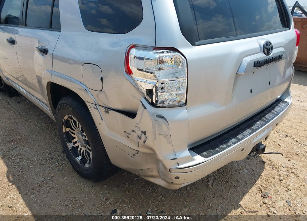 2012 TOYOTA 4RUNNER SR5 VIN: JTEZU5JR9C5037167