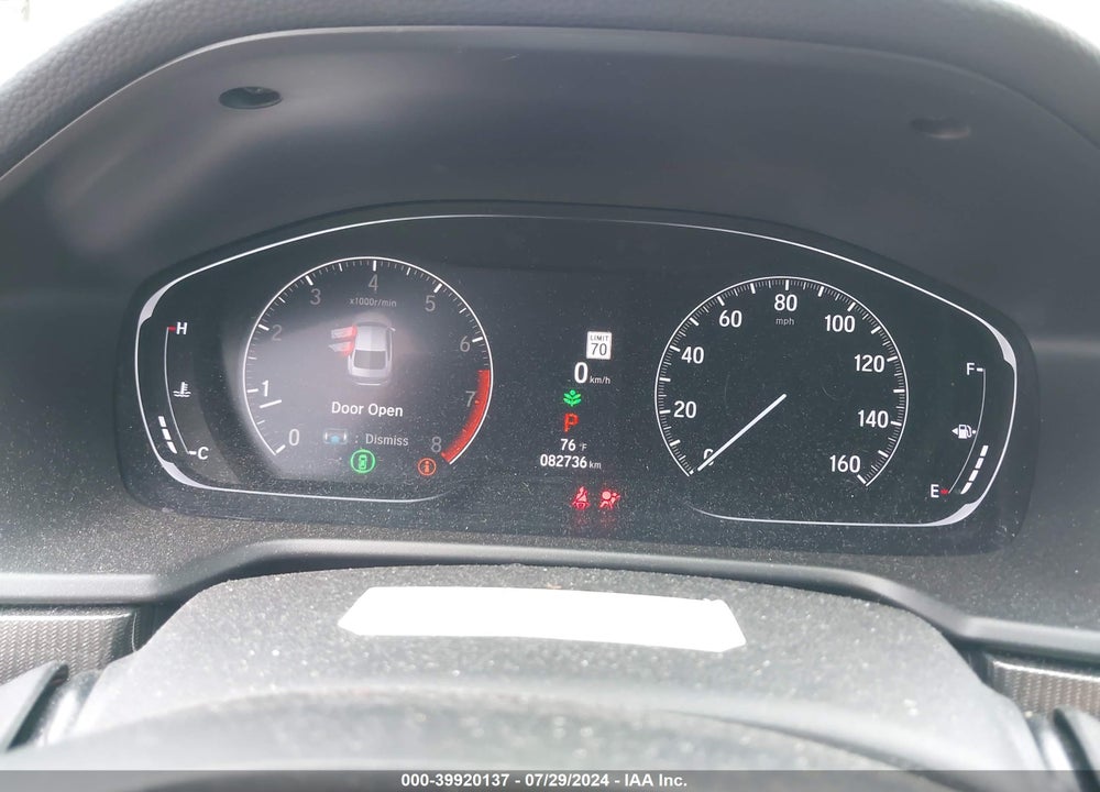 2019 HONDA ACCORD SPORT VIN: 1HGCV1F3XKA016842