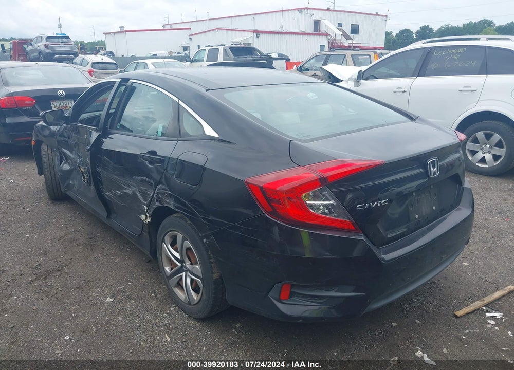 2016 HONDA CIVIC LX VIN: 19XFC2F50GE250680