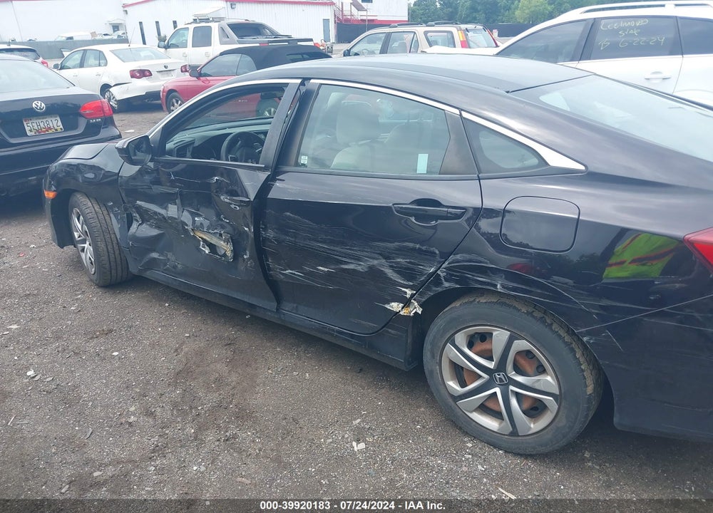 2016 HONDA CIVIC LX VIN: 19XFC2F50GE250680