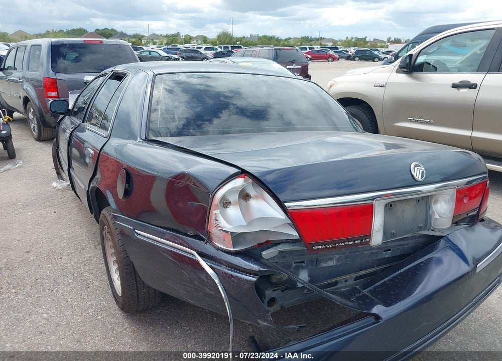 2001 MERCURY GRAND MARQUIS LS VIN: 2MEFM75WX1X646488
