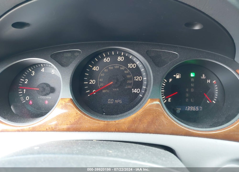 2005 LEXUS ES 330 VIN: JTHBA30G955064566