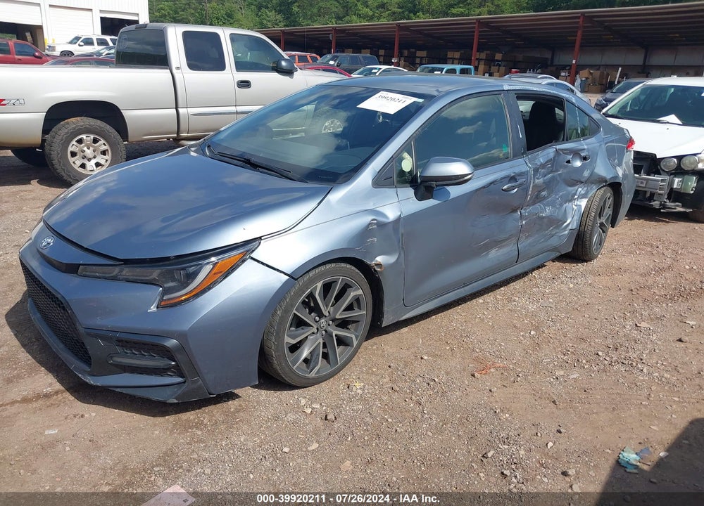 2020 TOYOTA COROLLA SE/NIGHT SHADE VIN: JTDS4RCE8LJ000478