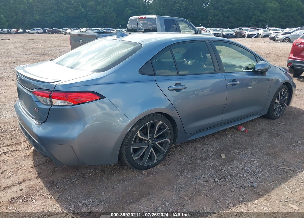 2020 TOYOTA COROLLA SE/NIGHT SHADE VIN: JTDS4RCE8LJ000478