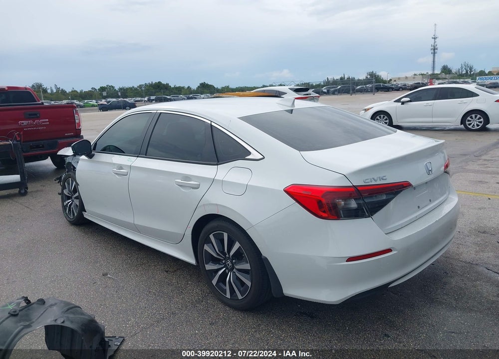 2022 HONDA CIVIC EX VIN: 2HGFE1F70NH327069