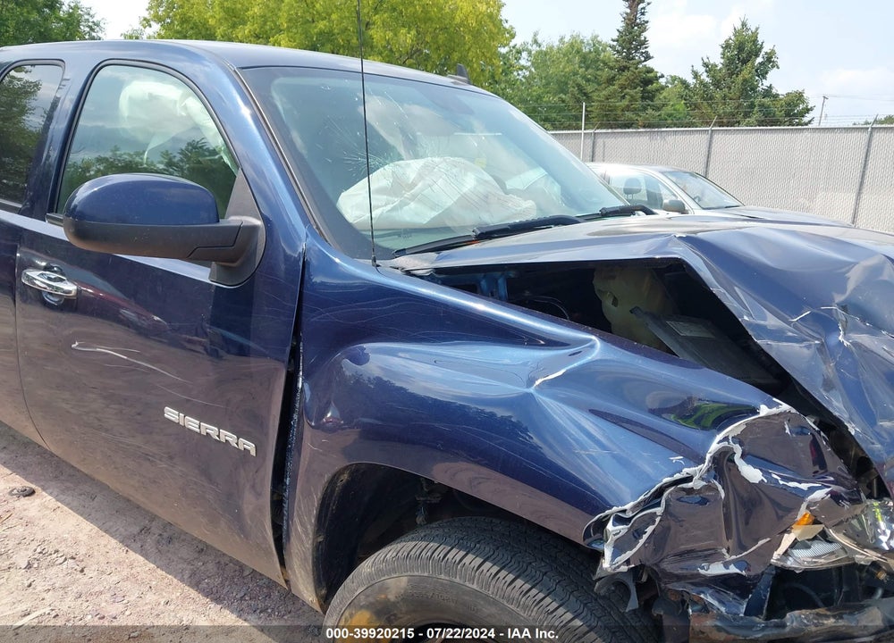 2009 GMC SIERRA 1500 SLT VIN: 1GTEK39J59Z106403