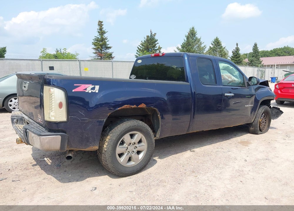 2009 GMC SIERRA 1500 SLT VIN: 1GTEK39J59Z106403