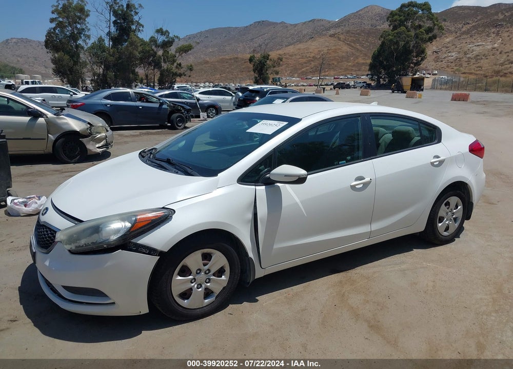 2015 KIA FORTE LX VIN: KNAFX4A64F5291532