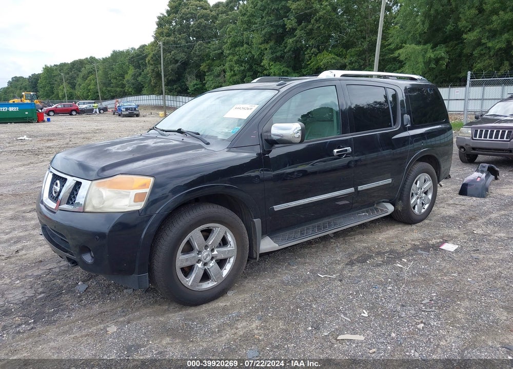 2010 NISSAN ARMADA PLATINUM VIN: 5N1BA0ND0AN602883