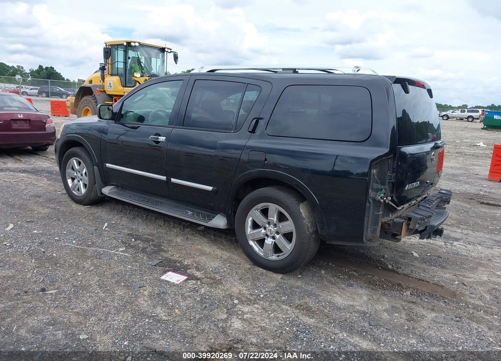 2010 NISSAN ARMADA PLATINUM VIN: 5N1BA0ND0AN602883