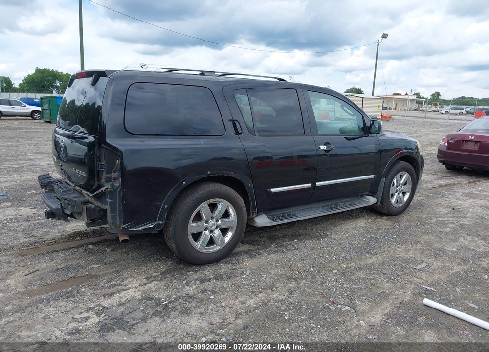 2010 NISSAN ARMADA PLATINUM VIN: 5N1BA0ND0AN602883