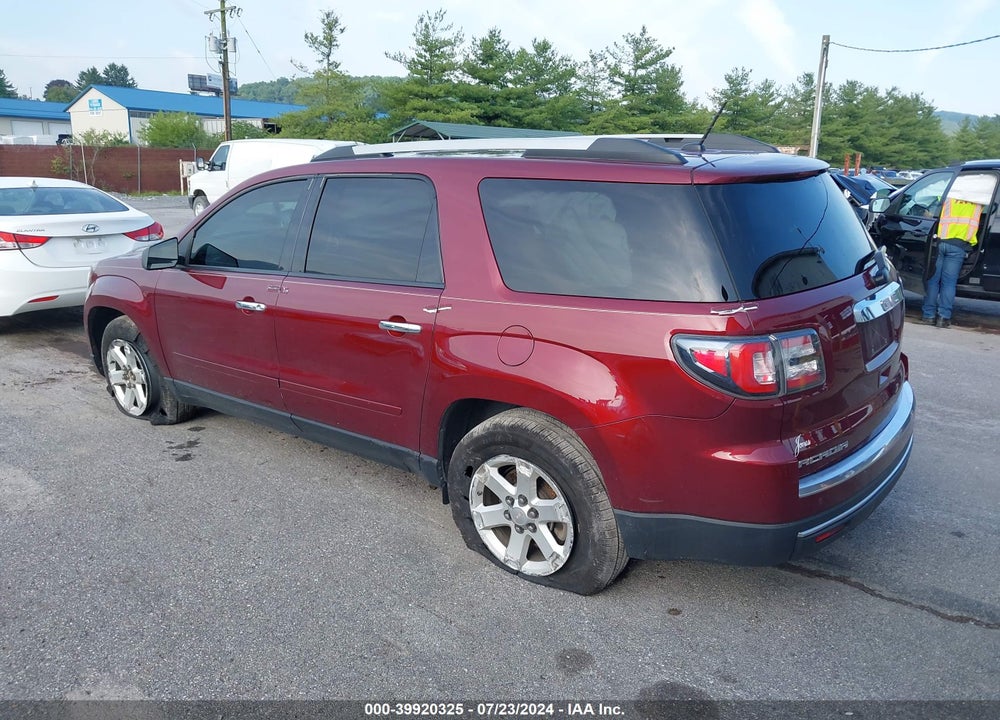 2015 GMC ACADIA SLE-2 VIN: 1GKKVPKD4FJ317161
