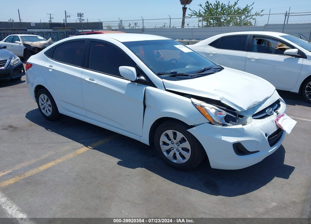 2016 HYUNDAI ACCENT SE VIN: KMHCT4AE6GU997333