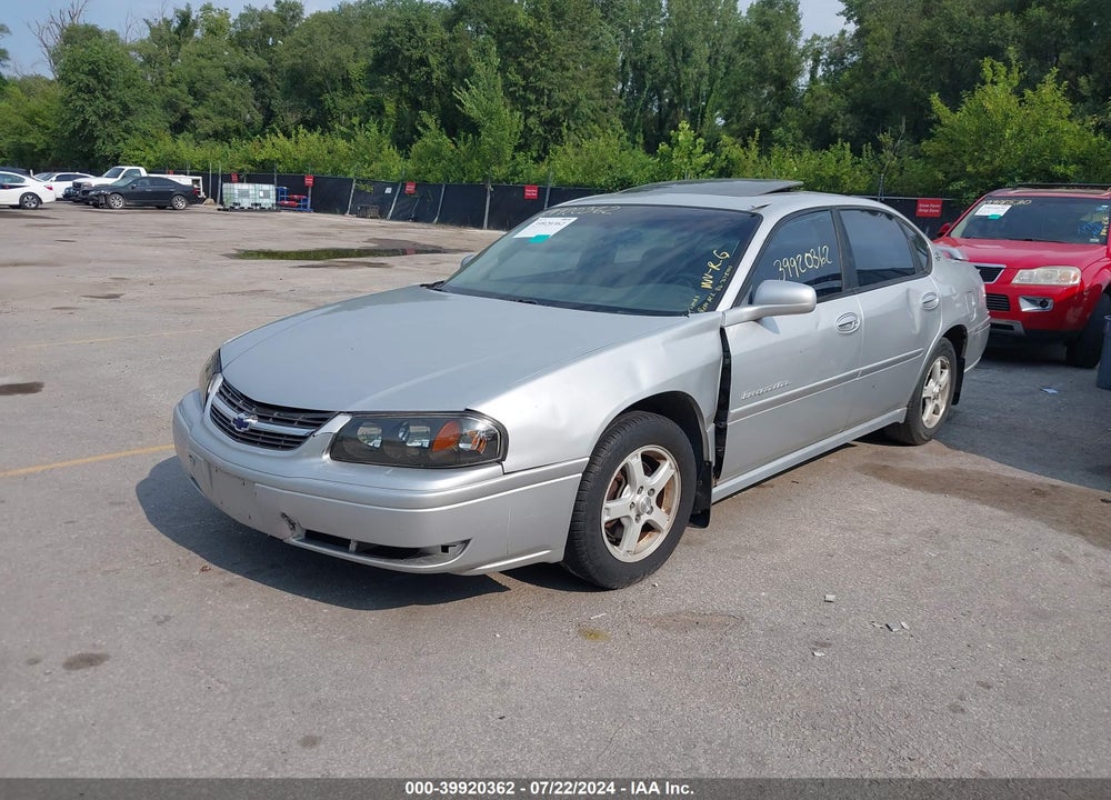2004 CHEVROLET IMPALA LS VIN: 2G1WH52K749249642