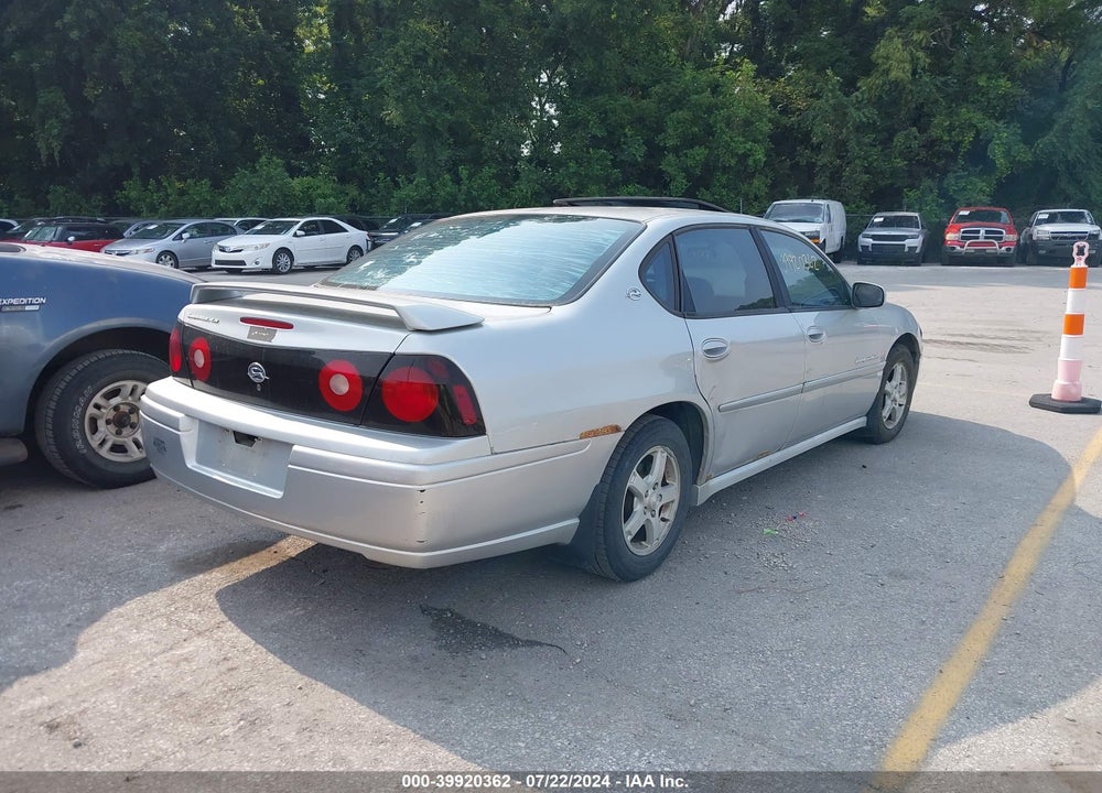 2004 CHEVROLET IMPALA LS VIN: 2G1WH52K749249642