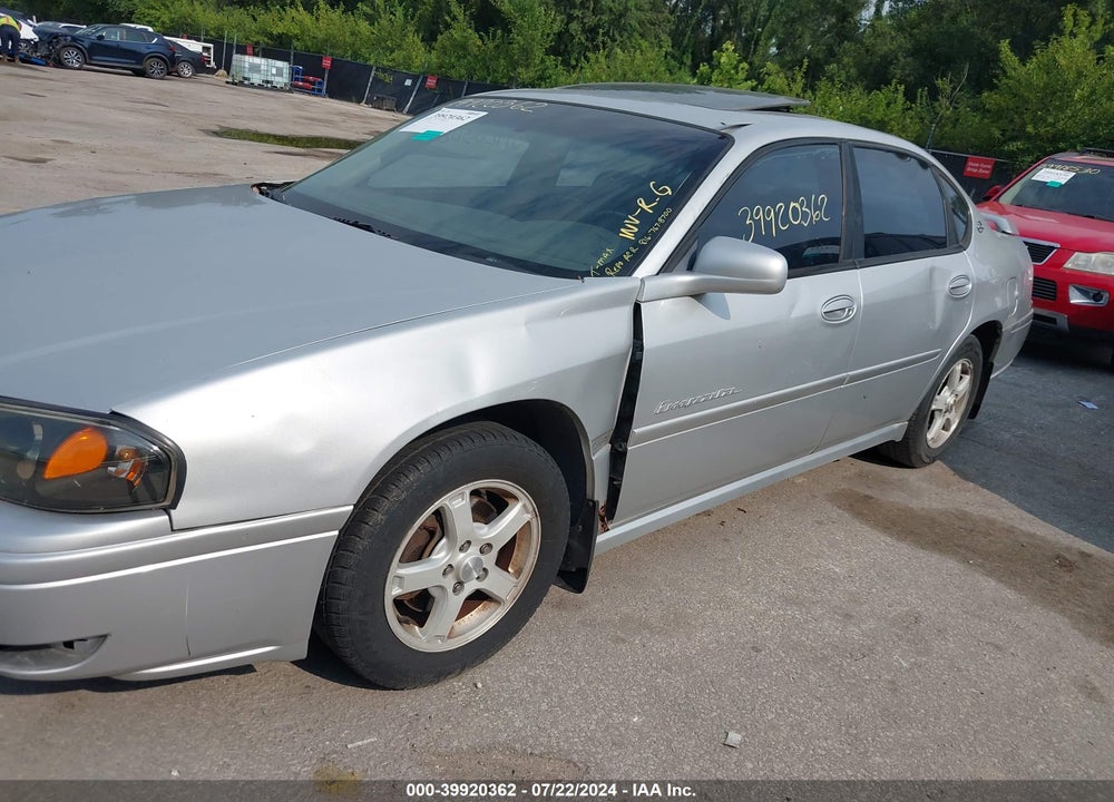 2004 CHEVROLET IMPALA LS VIN: 2G1WH52K749249642