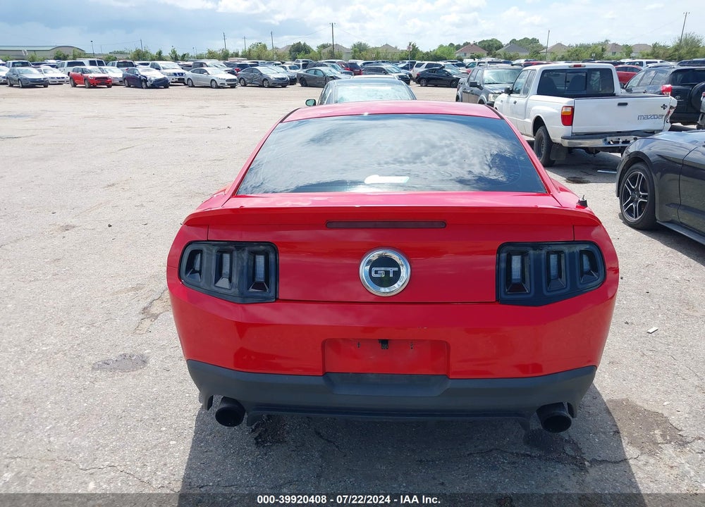 2012 FORD MUSTANG GT VIN: 1ZVBP8CF5C5247201