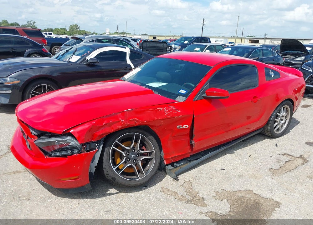 2012 FORD MUSTANG GT VIN: 1ZVBP8CF5C5247201