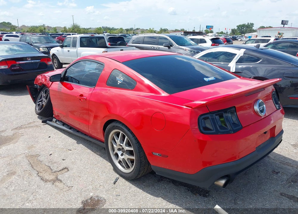 2012 FORD MUSTANG GT VIN: 1ZVBP8CF5C5247201