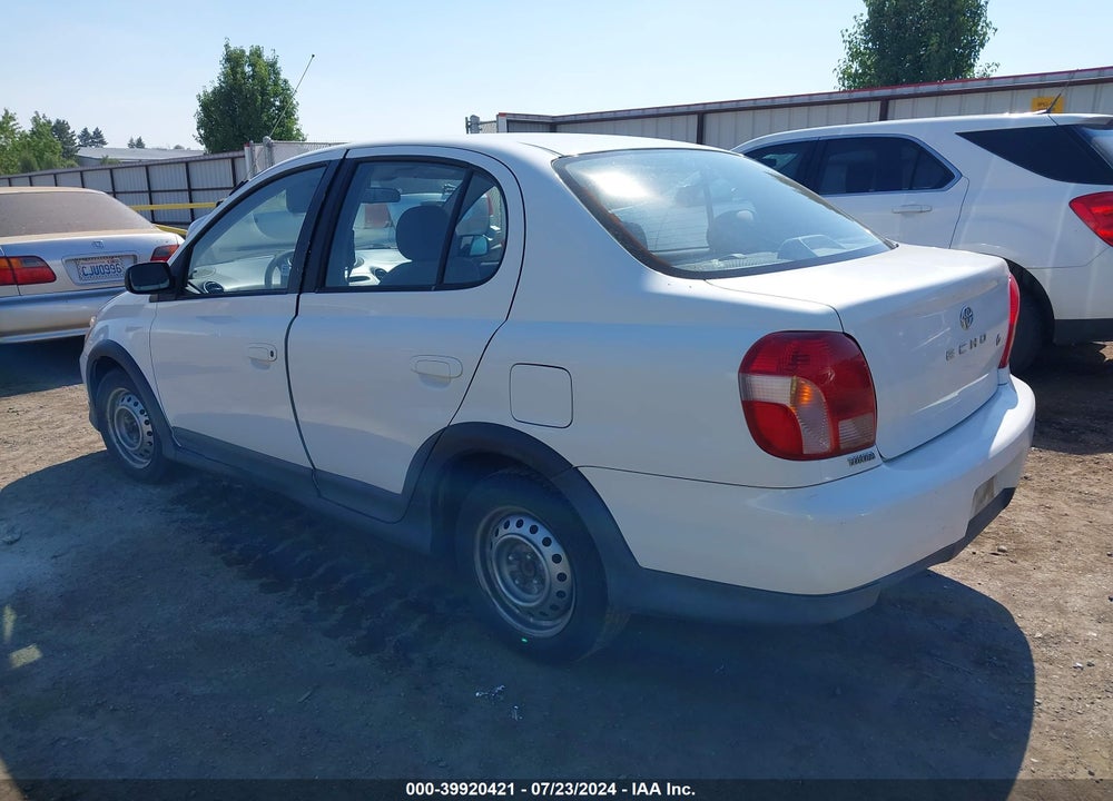 2001 TOYOTA ECHO VIN: JTDBT123910156231