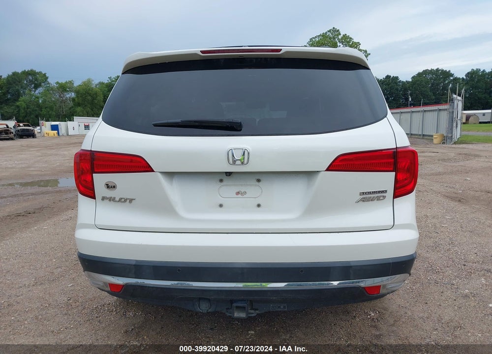 2018 HONDA PILOT TOURING VIN: 5FNYF6H94JB019984