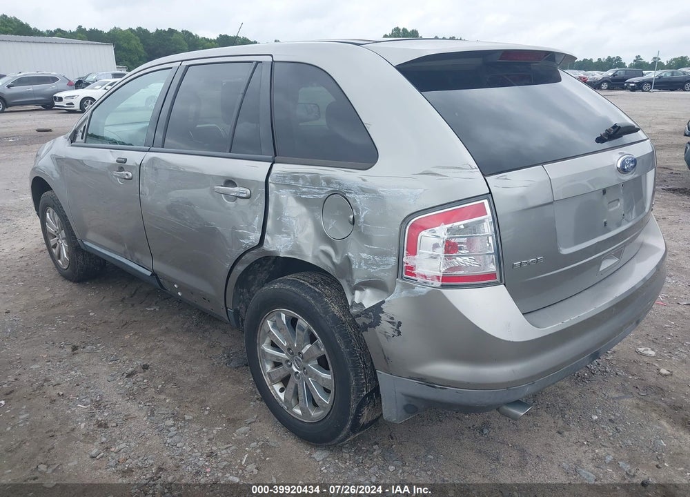 2008 FORD EDGE SEL VIN: 2FMDK48C38BB28742