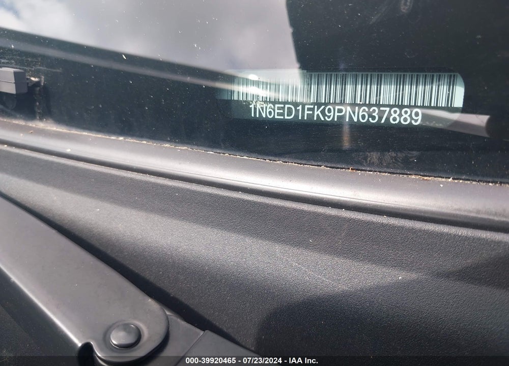2023 NISSAN FRONTIER LONG BED SV 4X4 VIN: 1N6ED1FK9PN637889