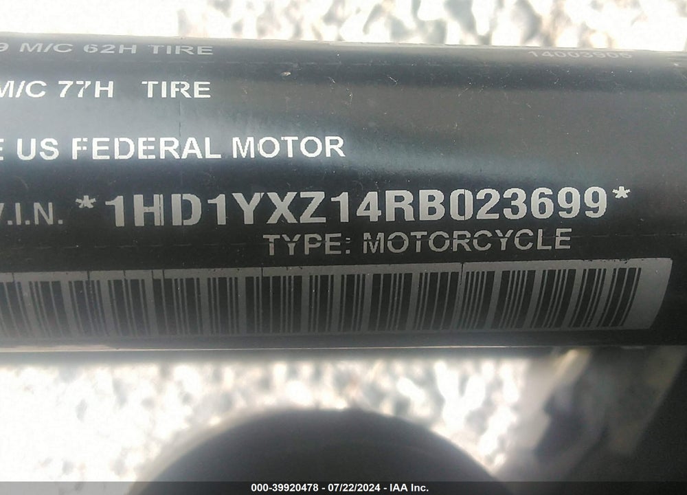 2024 HARLEY-DAVIDSON FXLRST VIN: 1HD1YXZ14RB023699