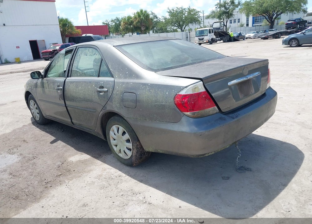 2005 TOYOTA CAMRY LE VIN: 4T1BE32K75U528950