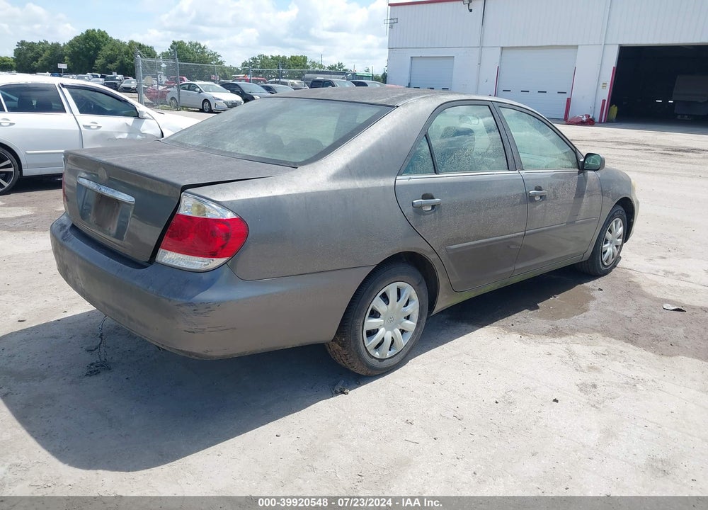 2005 TOYOTA CAMRY LE VIN: 4T1BE32K75U528950