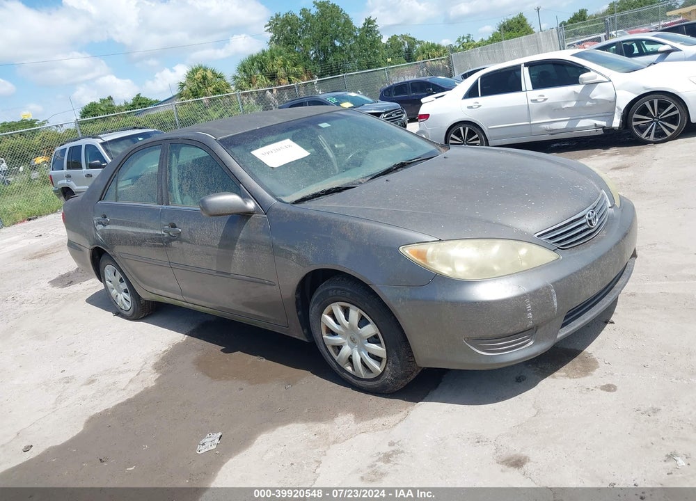 2005 TOYOTA CAMRY LE VIN: 4T1BE32K75U528950