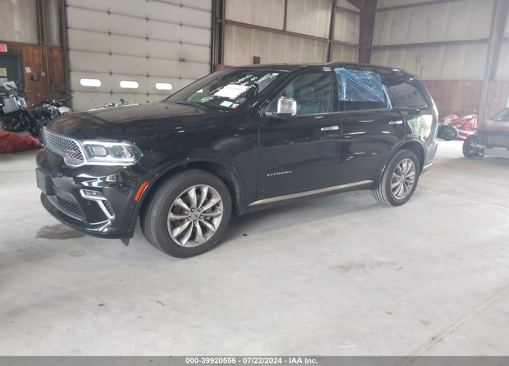 2022 DODGE DURANGO CITADEL AWD VIN: 1C4RDJEG1NC159834