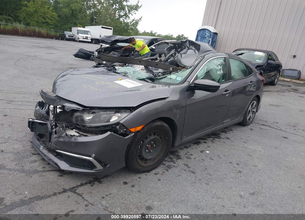2020 HONDA CIVIC LX VIN: 2HGFC2F66LH597374