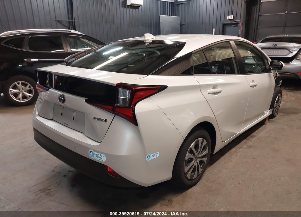 2021 TOYOTA PRIUS LE AWD-E VIN: JTDL9MFU9M3027514