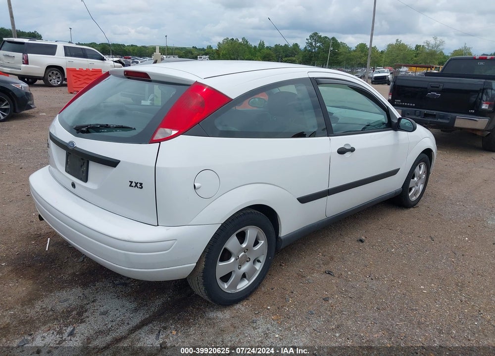 2002 FORD FOCUS ZX3 VIN: 3FAFP31362R233051