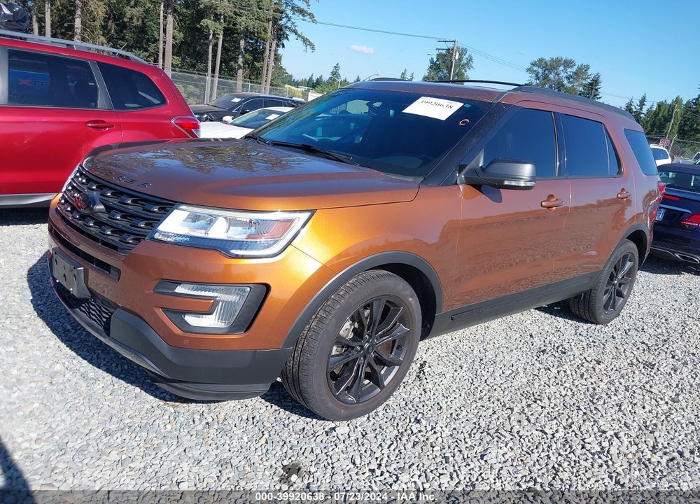 2017 FORD EXPLORER XLT VIN: 1FM5K7D82HGD12778